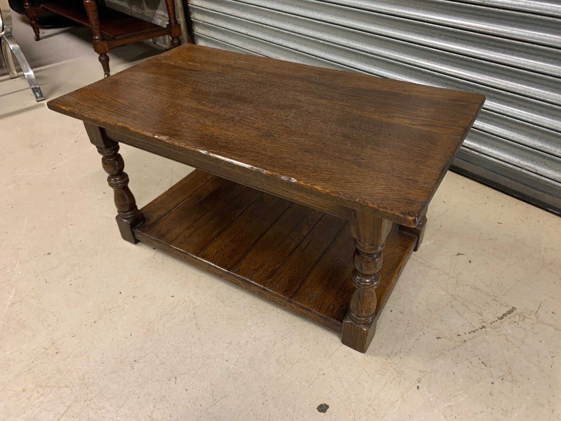 Good Quality Solid Oak Coffee Table