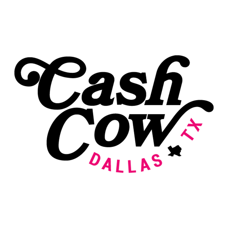 Cash Cow in Dallas Texas Logo