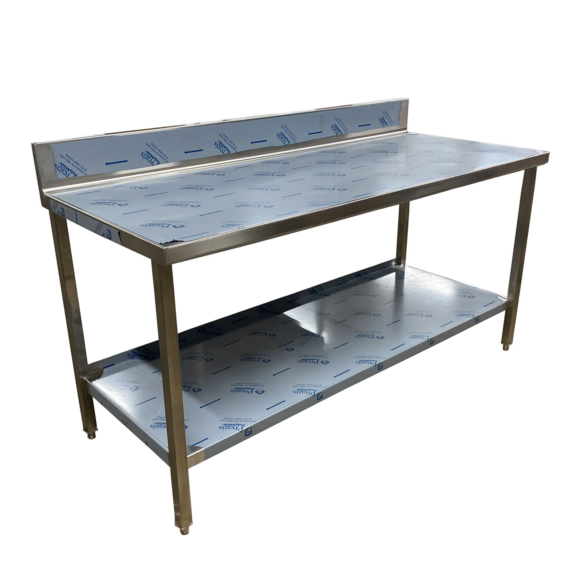 Wide Worktable with Undershelf