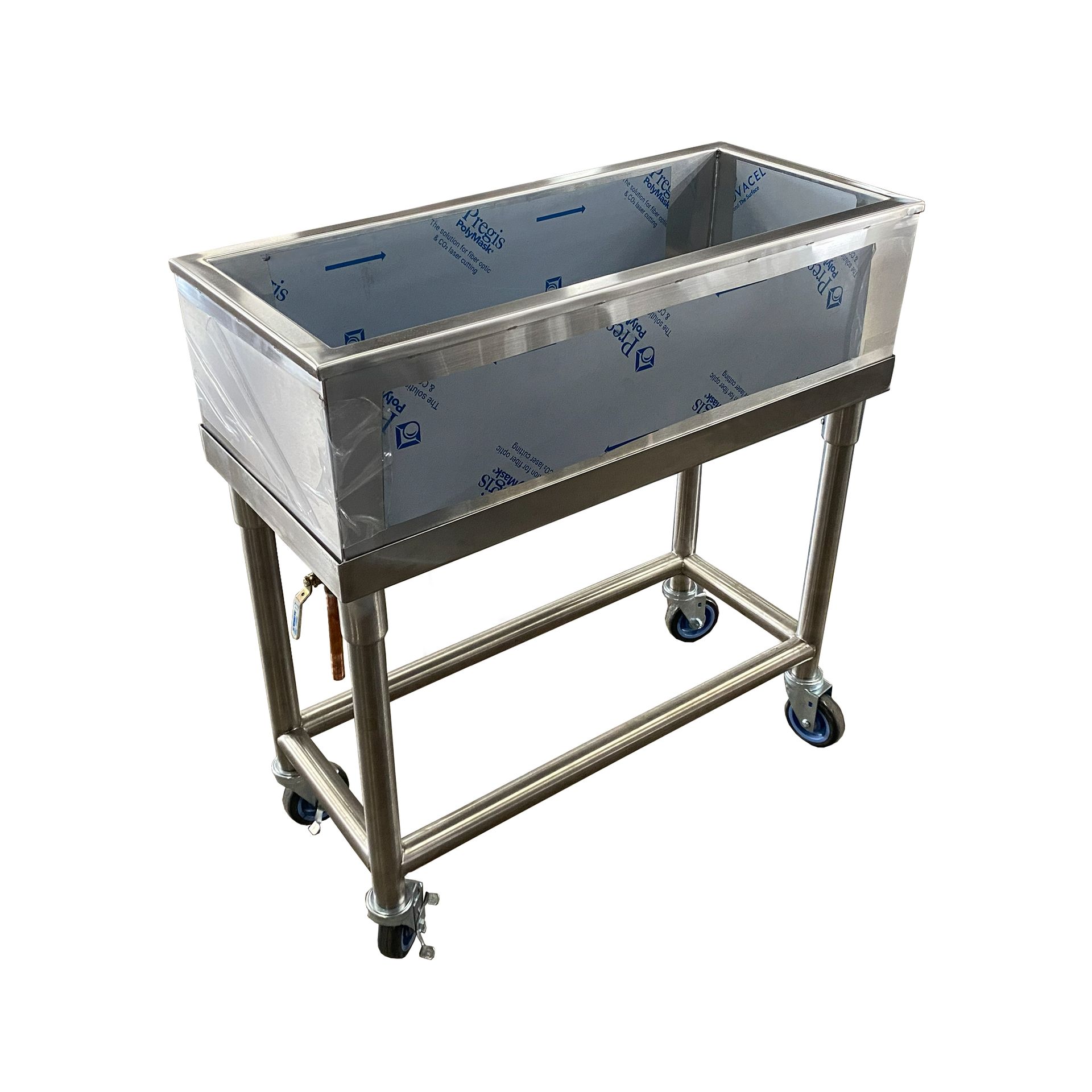 Angled photo of Standing Critter Bin with Casters