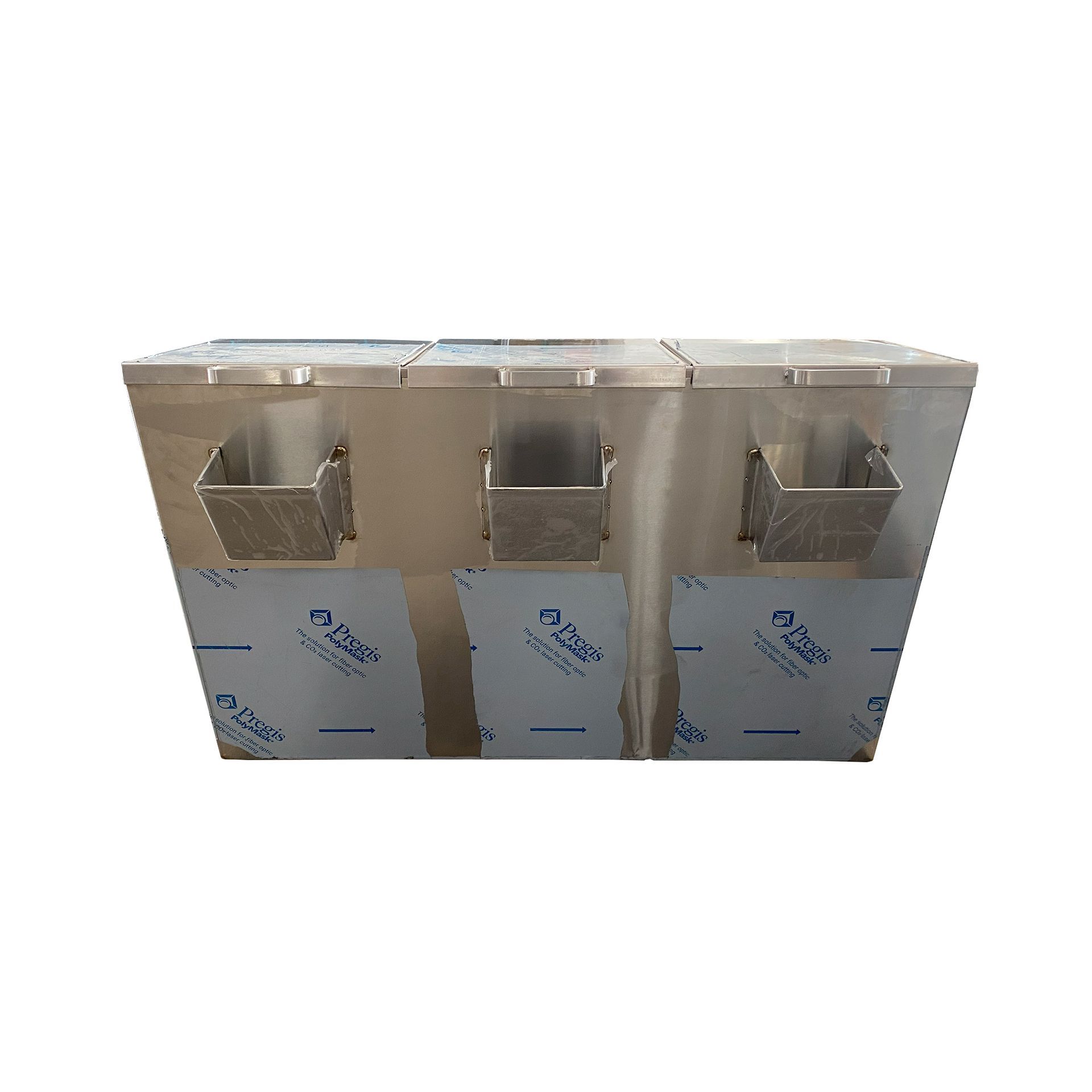 Angled photo of Wall-Mounted Spice Bins Closed