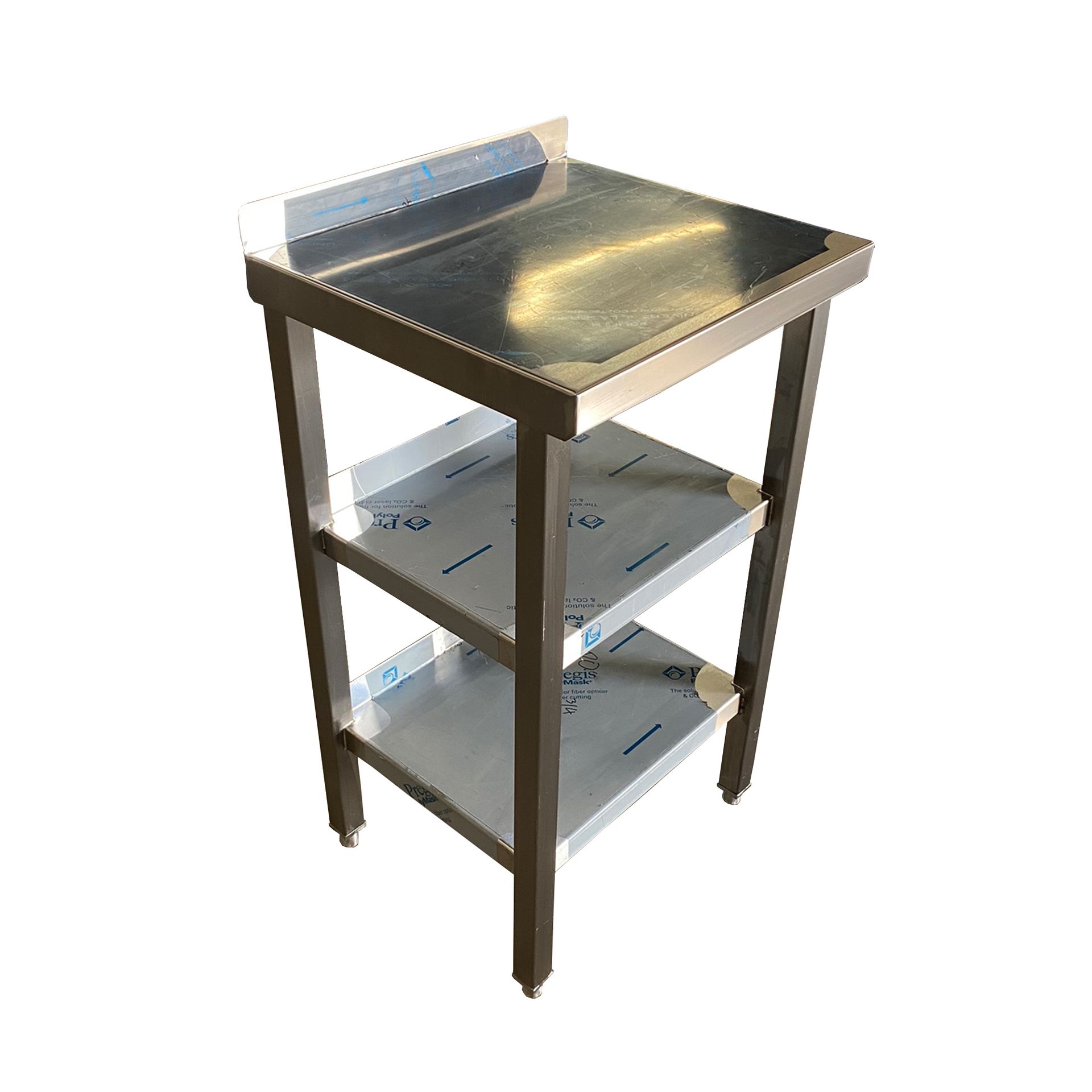Photo of Small Bar Table with undershelves Angled