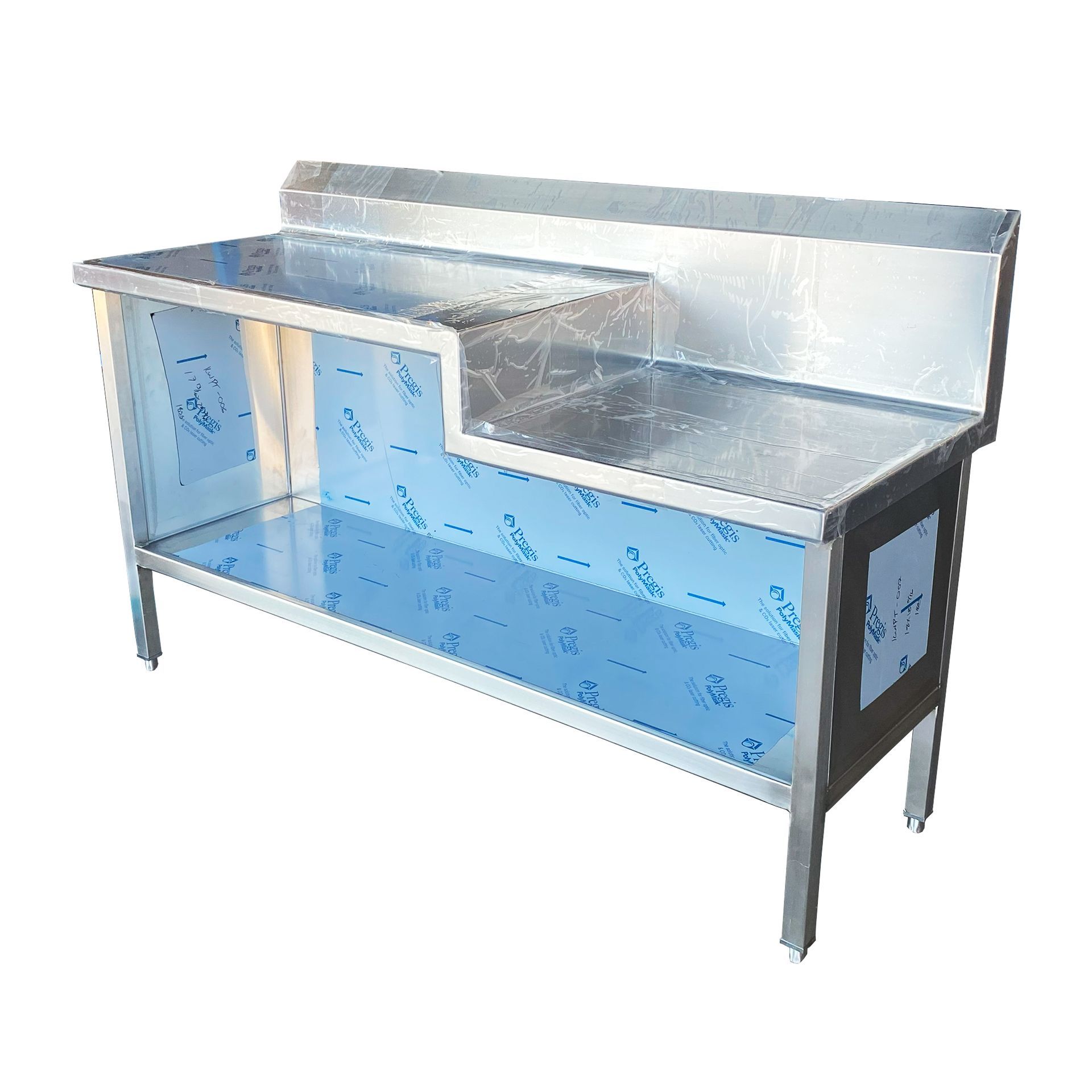 Photo of Plate Table with Toaster Recess, left angle