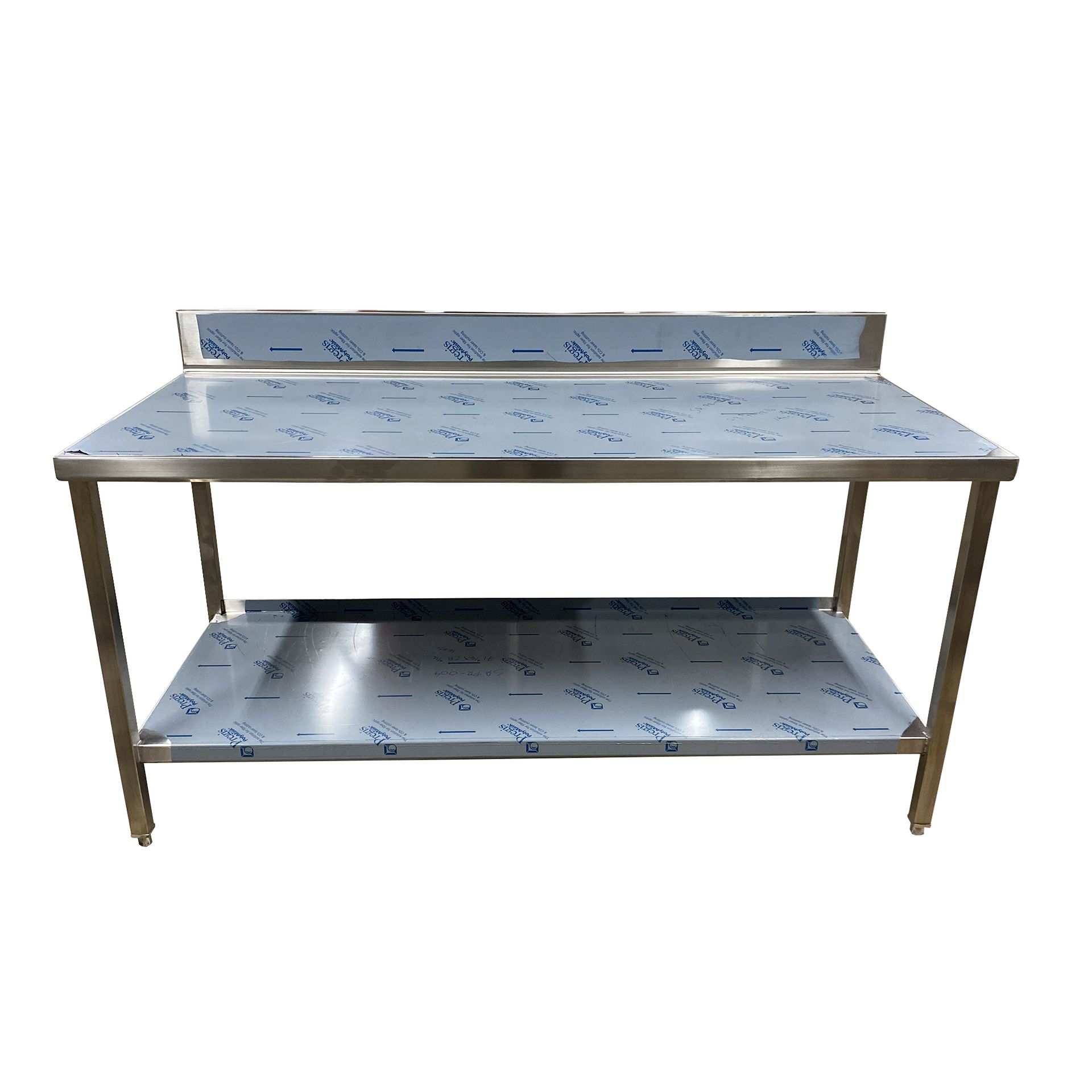 Wide Worktable with Undershelf