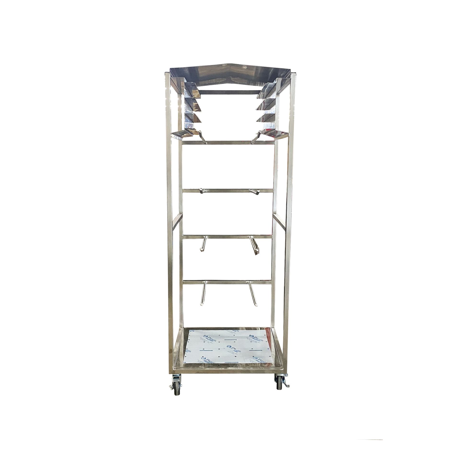 Hot Prep Bag Cooling Cart fabricated stainless steel
