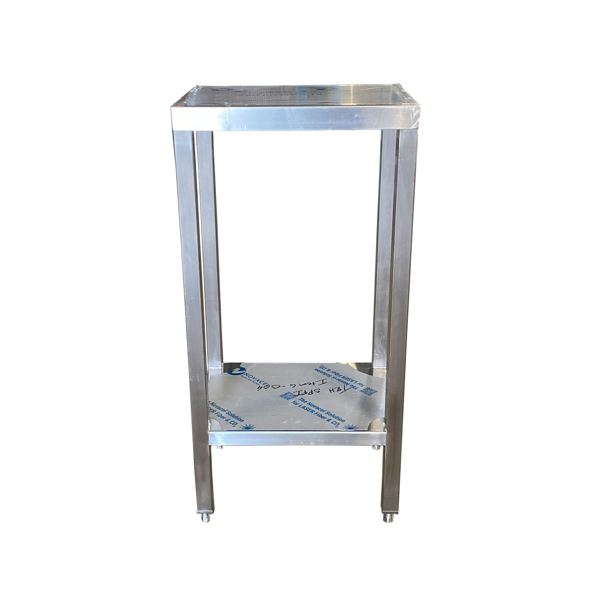 Small Stainless Table w/ Undershelf (20 x 15