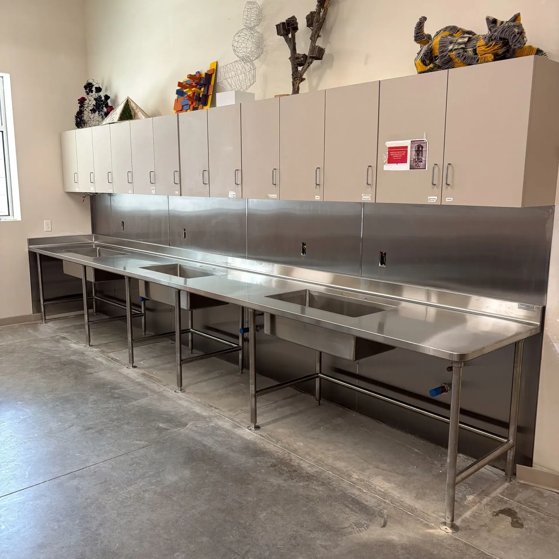 Photo of Stainless Steel  Sinks for Art Room