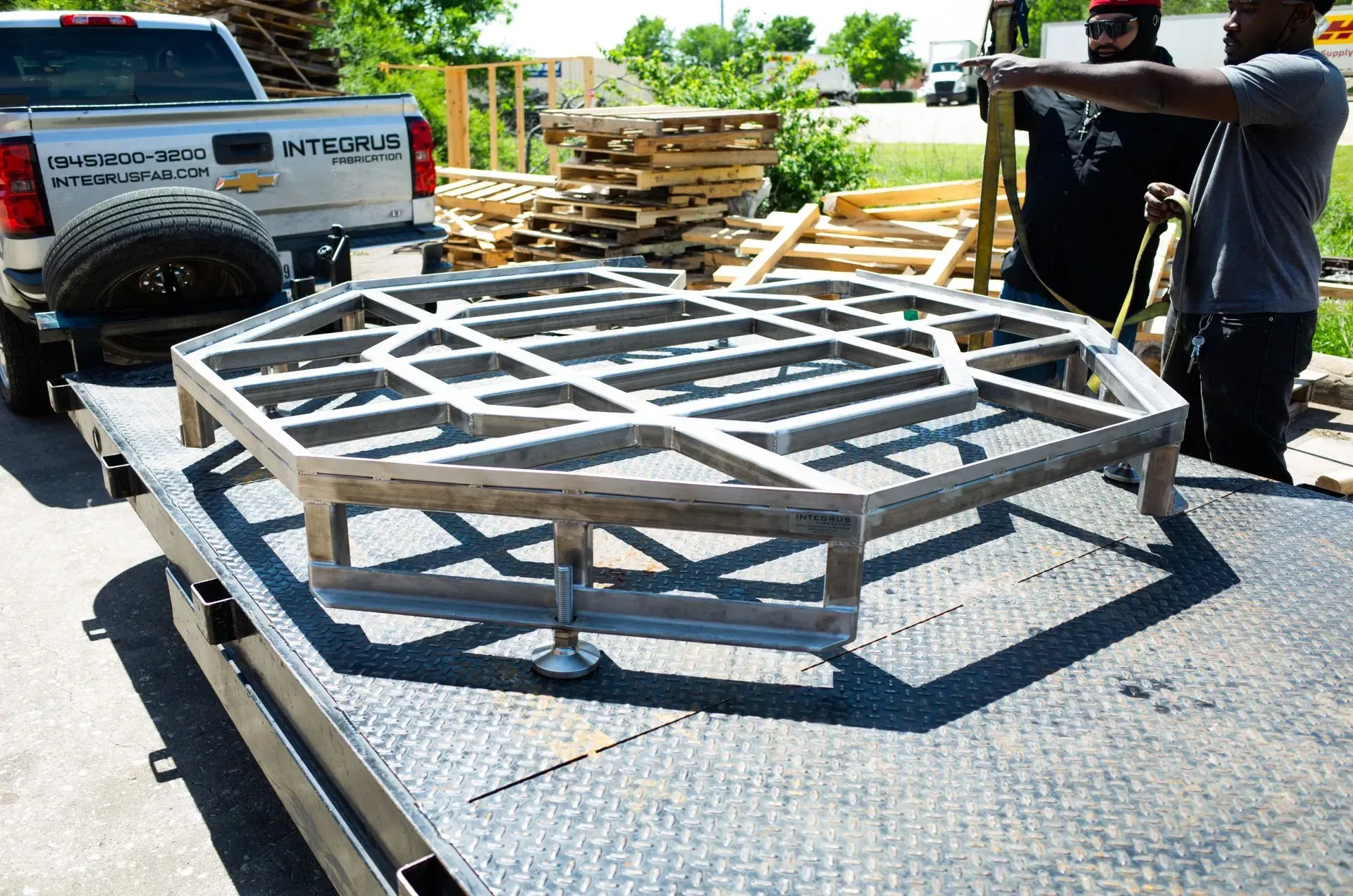 Photo of Industrial Mixer Stand Designed for the Cosmetic Industry