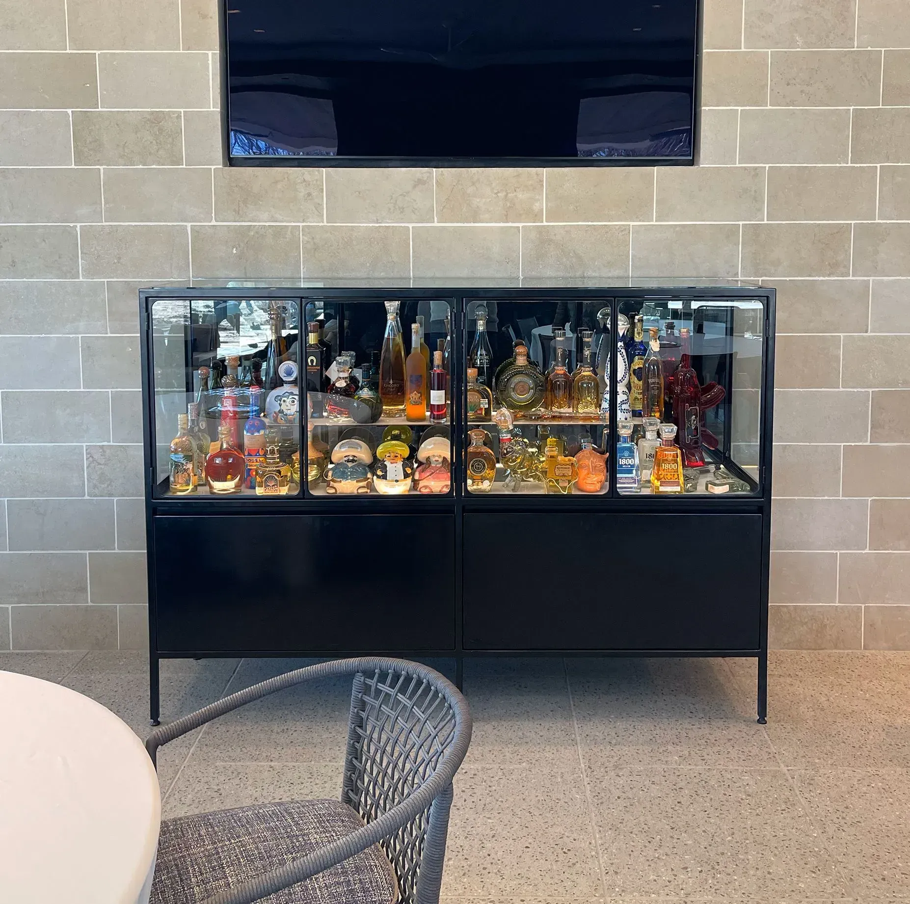Photo of Stainless Steel, Powder-Coated Drink Shelf