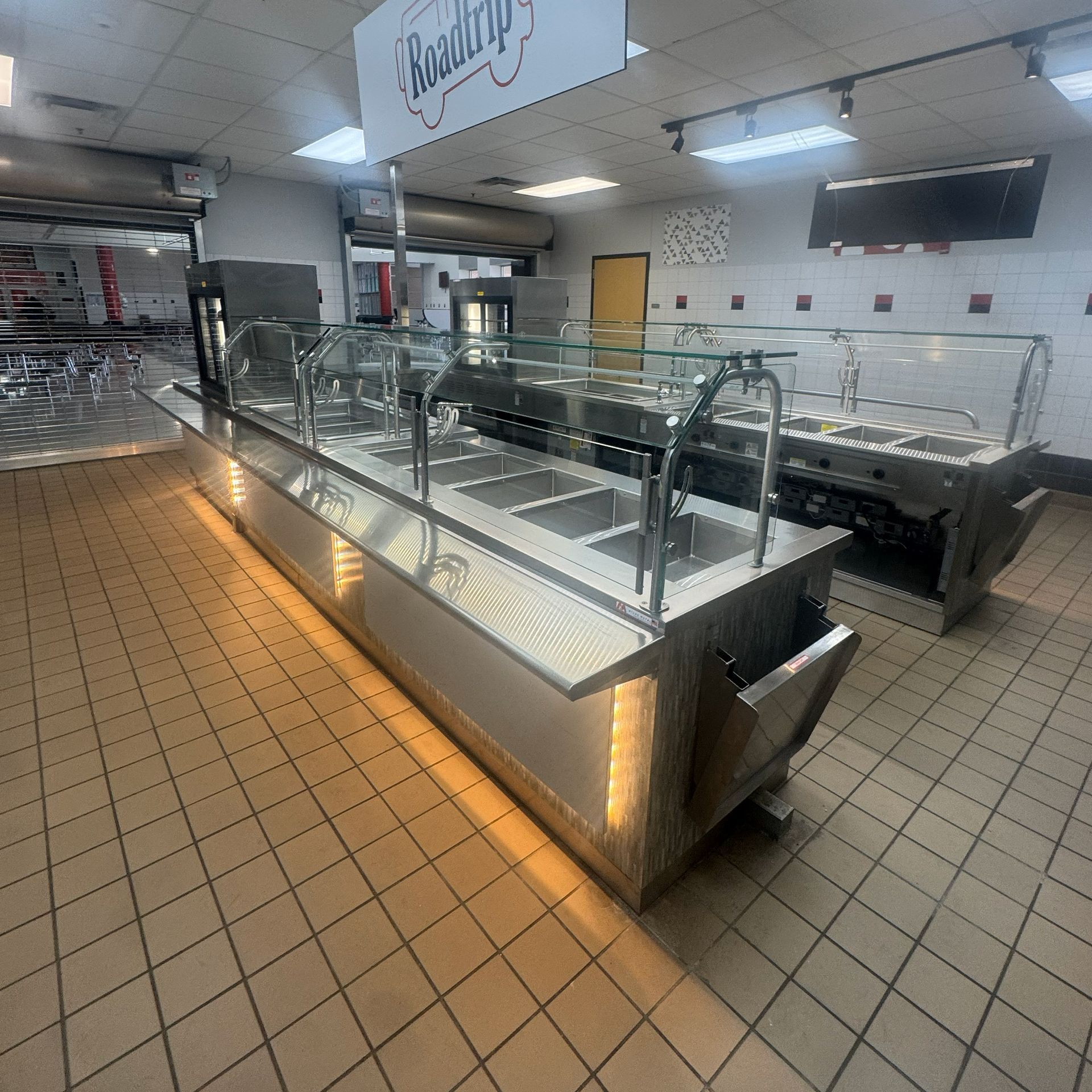 Photo of Serving Lines installed at a School Cafeteria