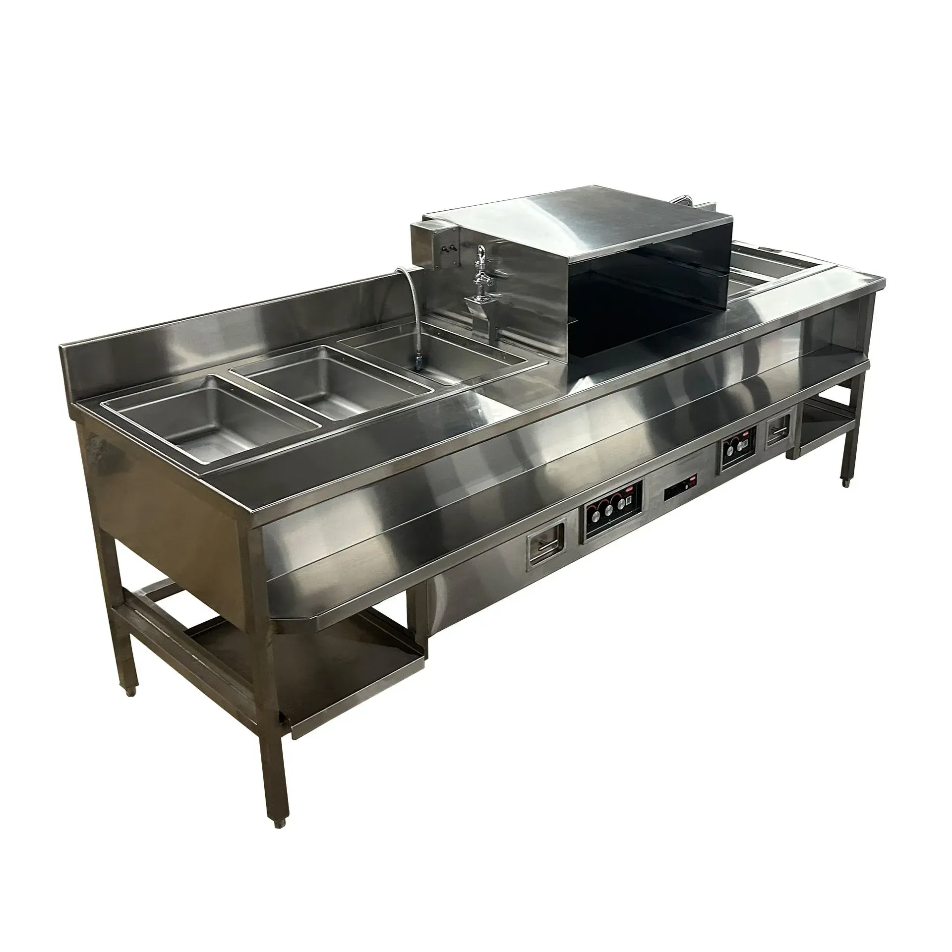 Photo of Double Push Steam Table