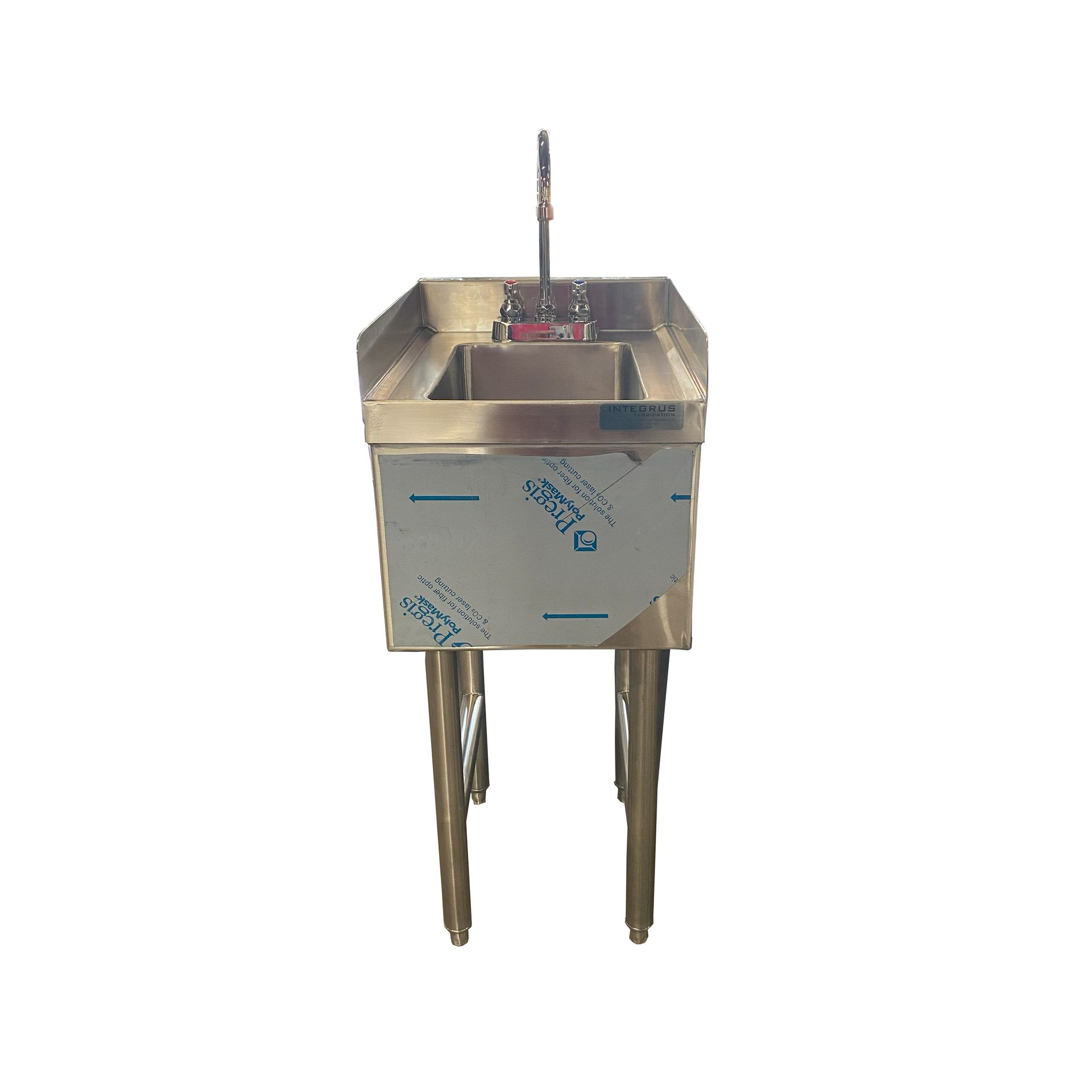 Photo of Stainless Steel Underbar Hand Sink Angled