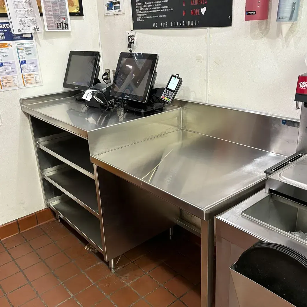 Photo of Stainless Steel  POS Station Work-Table