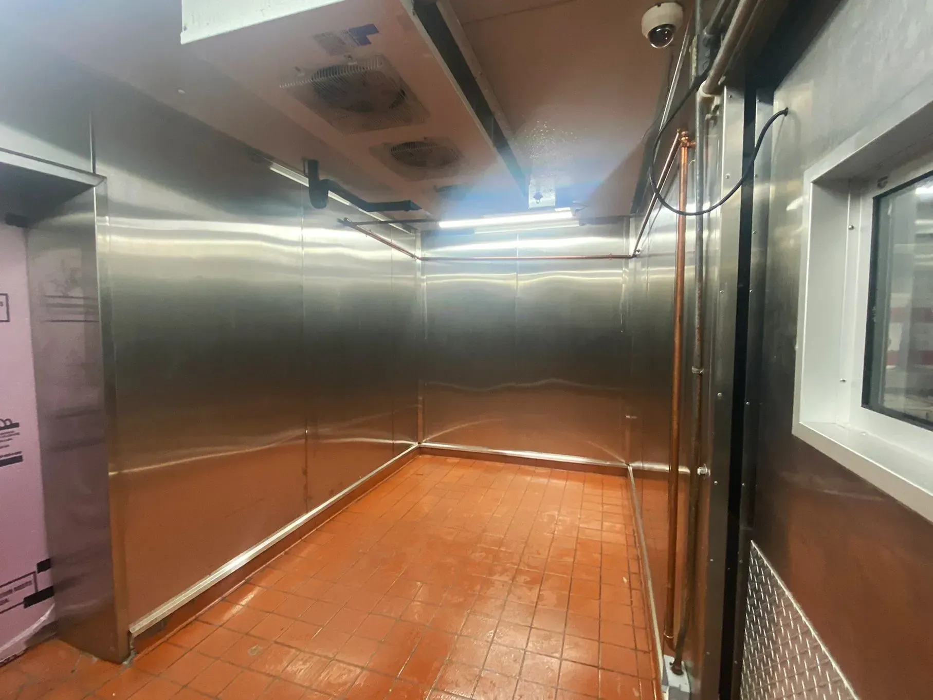 Photo of Stainless Steel  Wall Panels and Trim for Cooler Room