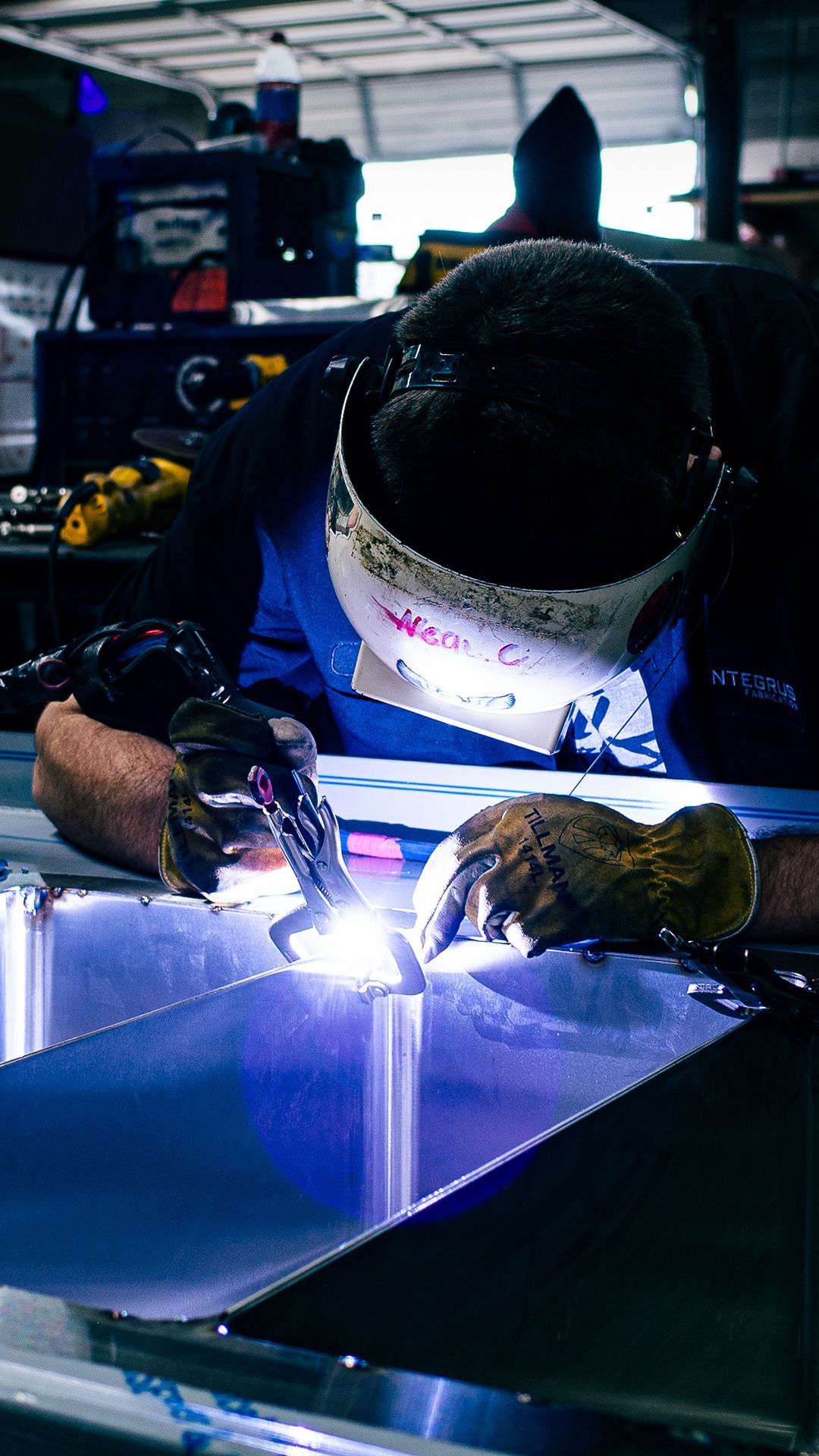 Integrus Fabrication Team Member welding