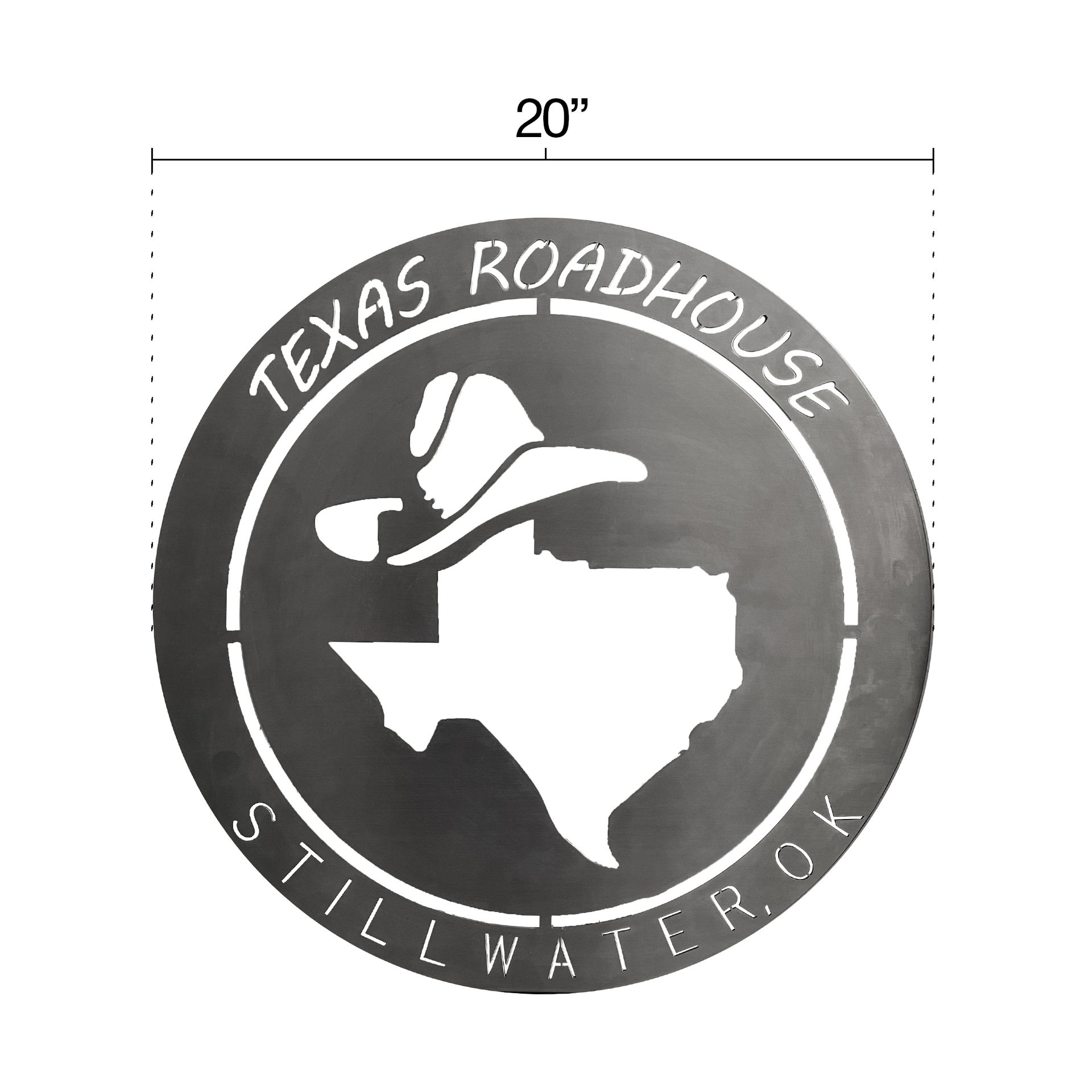 Custom Stainless Steel Sign, Engraved or Cut-Out