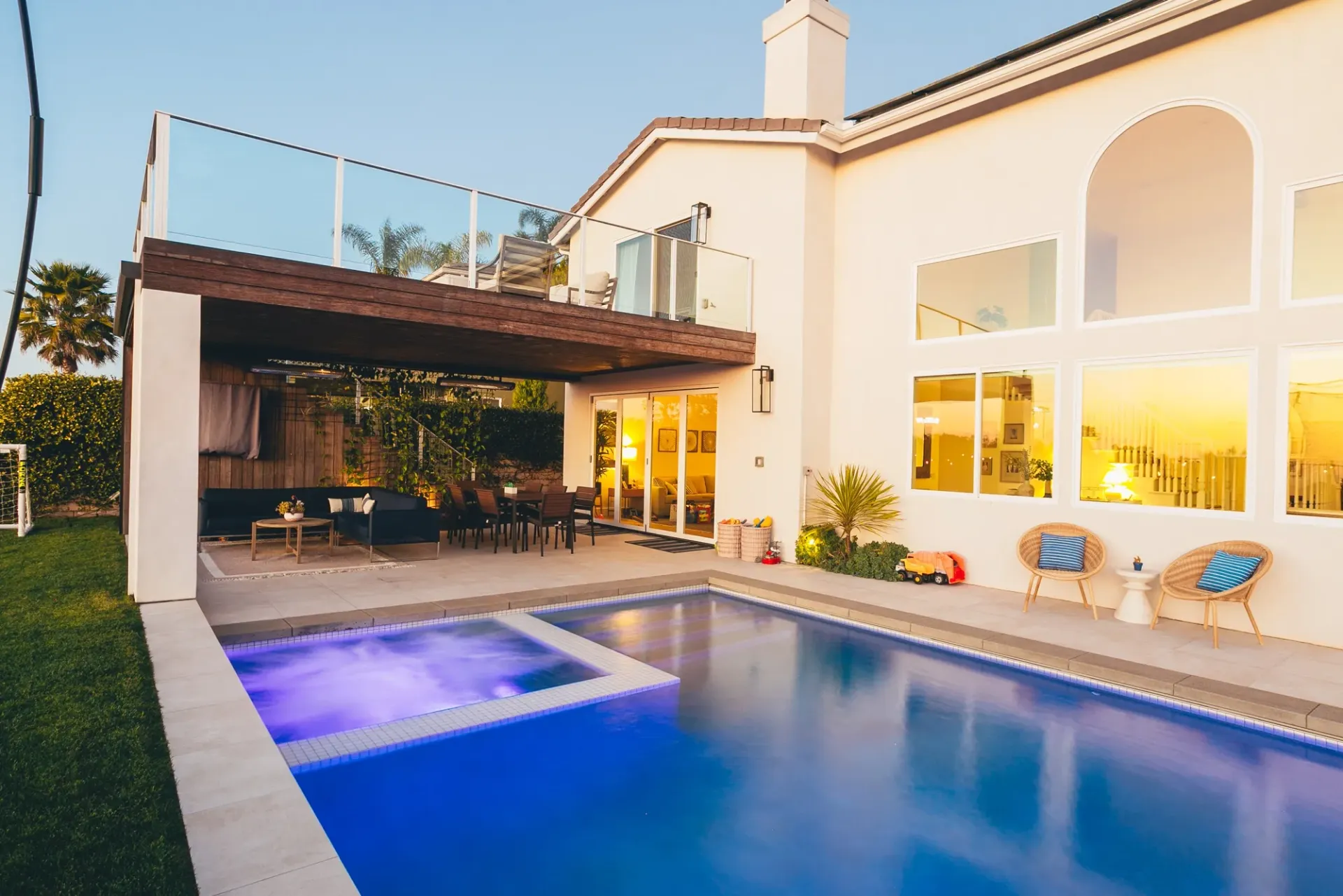 Custom pool and landscape construction by Develoscapes