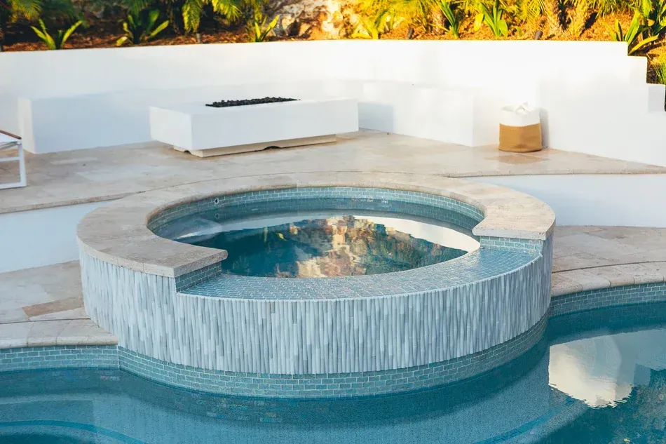 Custom pool and landscape construction by Develoscapes