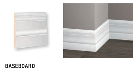 New traditional baseboard