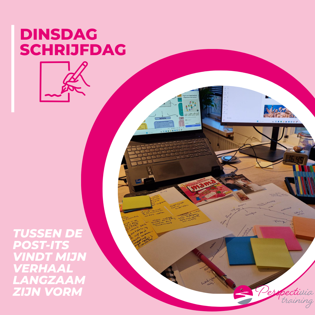 Mindmaps en schrijfmaterialen voor mijn boek over leven als autistische vrouw