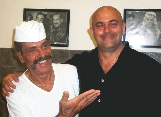 ristoratore con Maurizio Crozza
