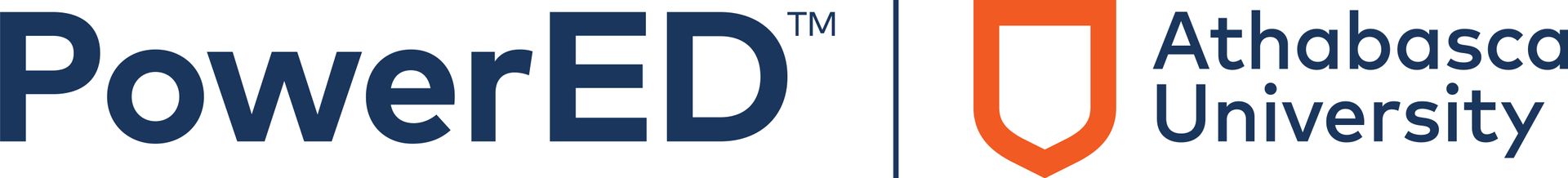 A logo for a university called athabasco university