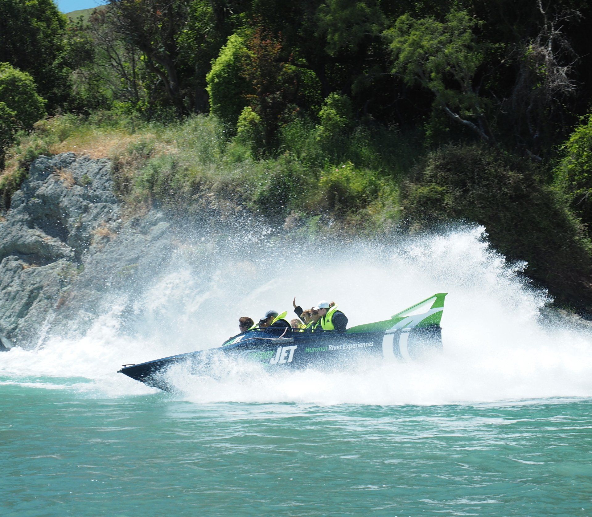 A boat with the number 27 on it