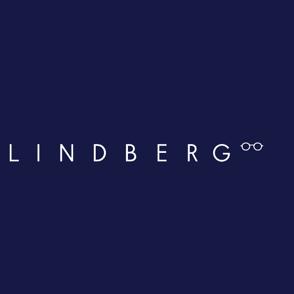 Il logo Lindberg è su uno sfondo blu scuro
