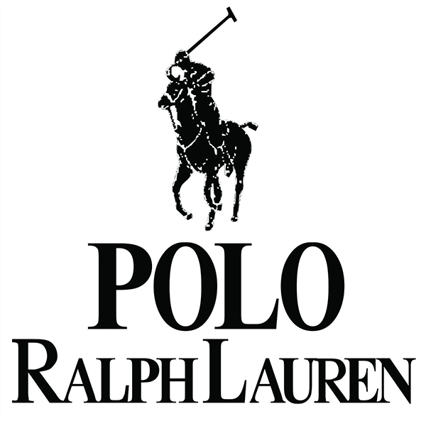 Il logo di polo ralph lauren mostra un uomo a cavallo.