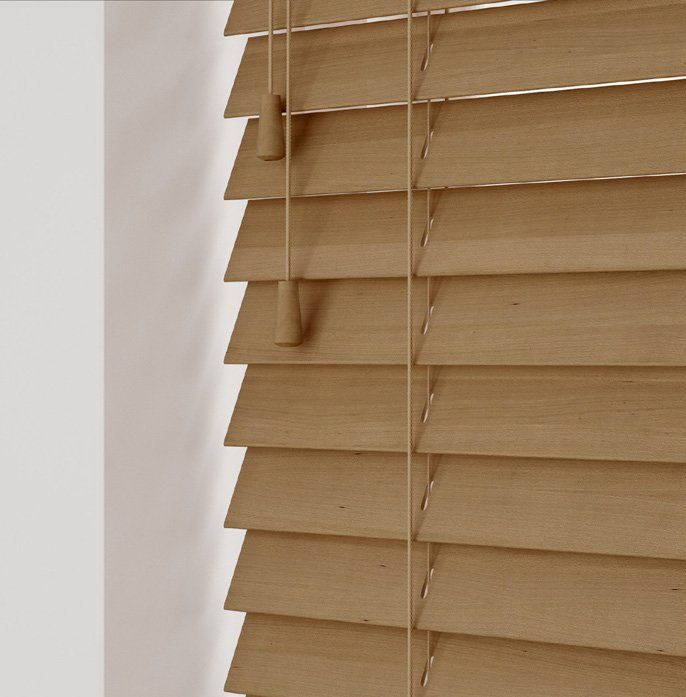 Tawny WOODEN VENETIAN BlINDS