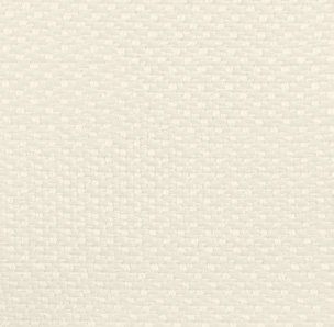 A close up of a white fabric with a polka dot pattern.