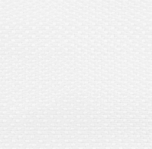 A close up of a white polka dot pattern on a white background.