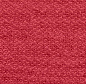 A close up of a red fabric texture.