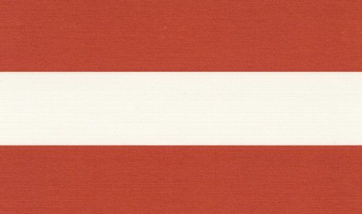 A red background with a white stripe on it.