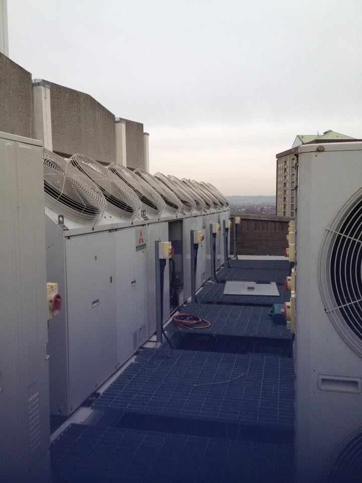 AC units on the terrace