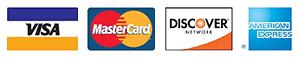 A visa mastercard discover and american express logo