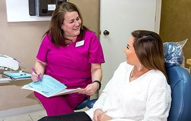 Our friendly staff will get to know you and ask you about any dental concerns.