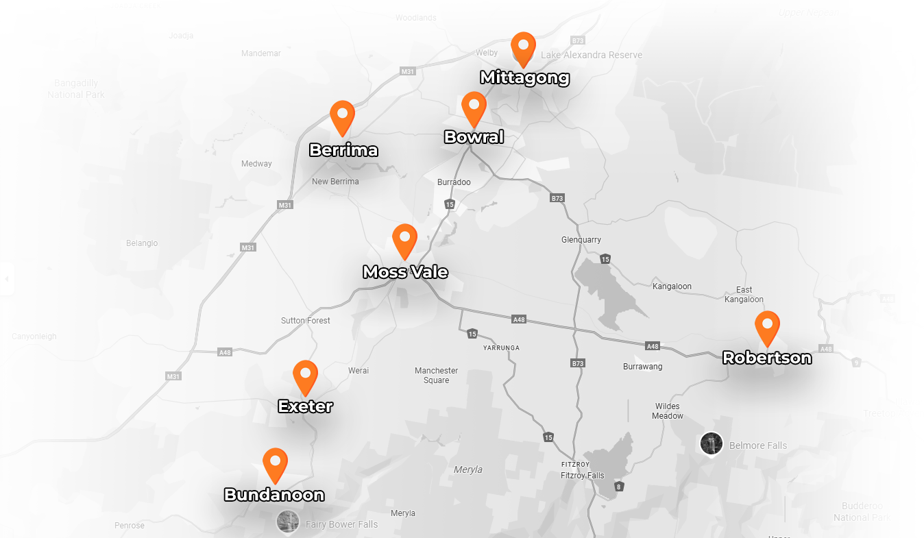 Southern Highlands plasterers service area
