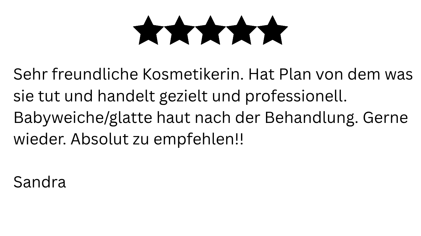 Review with five stars: 