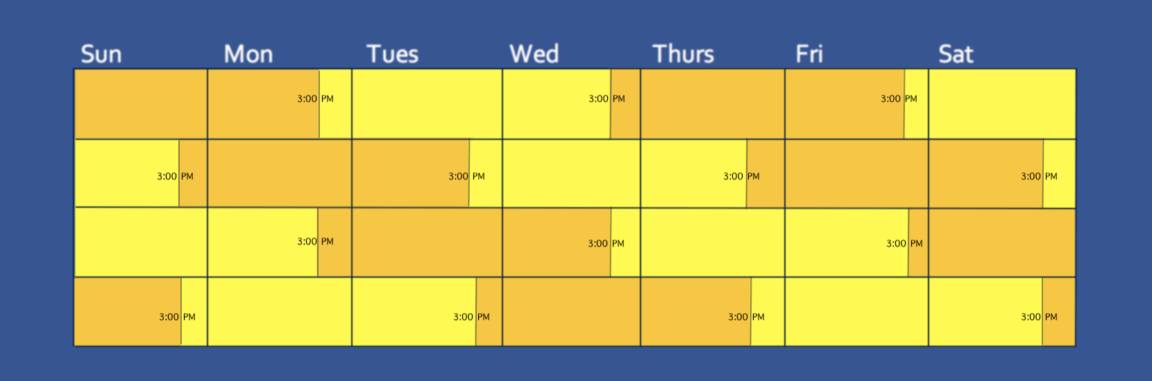 Split Custody Schedule: Alternating 2 Day Split