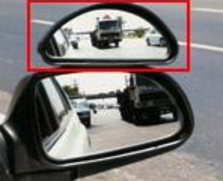 2x car blind spot mirror driving school exterior mirror auxiliary mirror  blind m