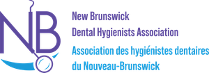 Logo for the New Brunswick Dental Hygienists Association. Purple 