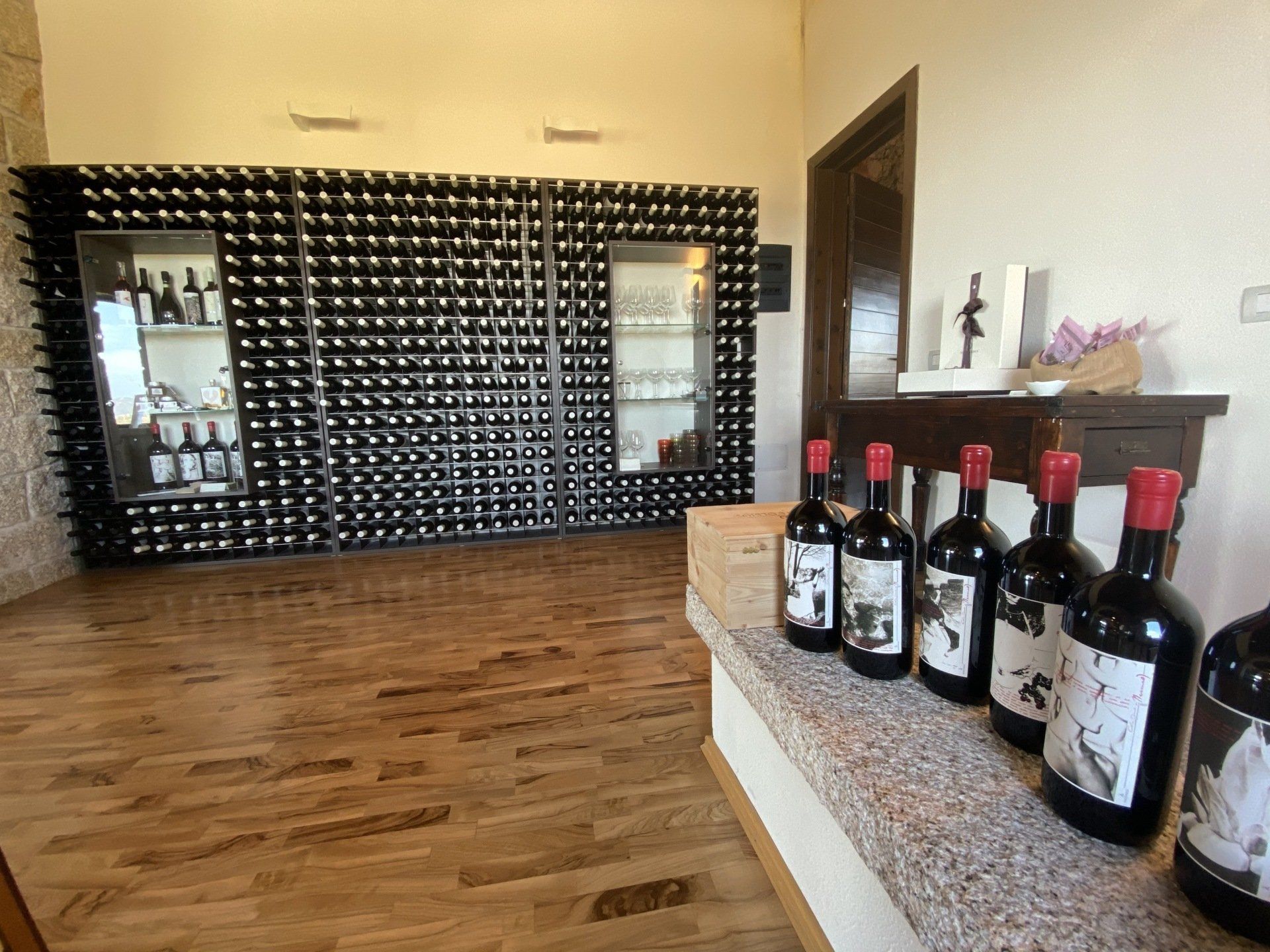vini in esposizione