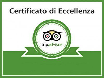 certificato di eccellenze TripAdvisor