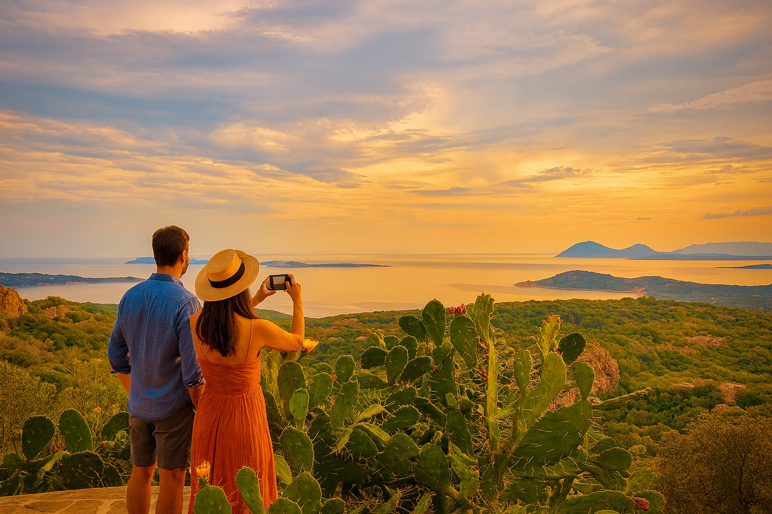 Scorcio della Costa Smeralda: mare cristallino, natura mediterranea e atmosfere autentiche che accompagnano le esperienze organizzate da Smeralda 360