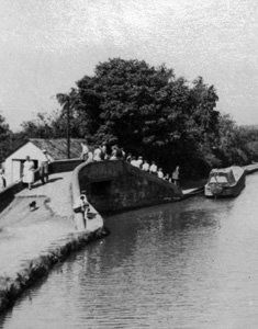1950's bridge at Lord Vernon's Wharf on Macclesfield Canal