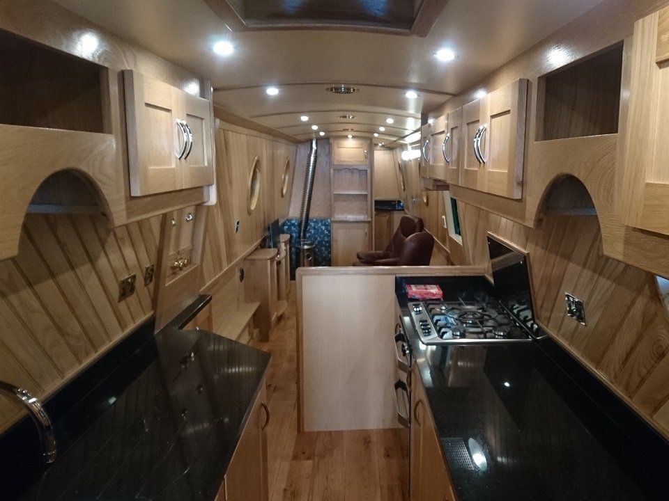 All Right Now galley & saloon view