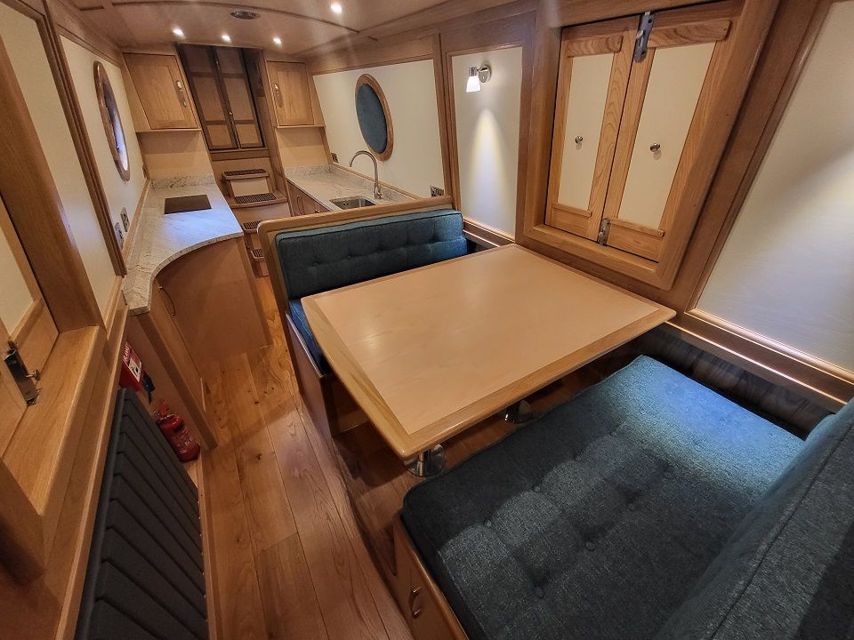 Avatea dinette to galley view