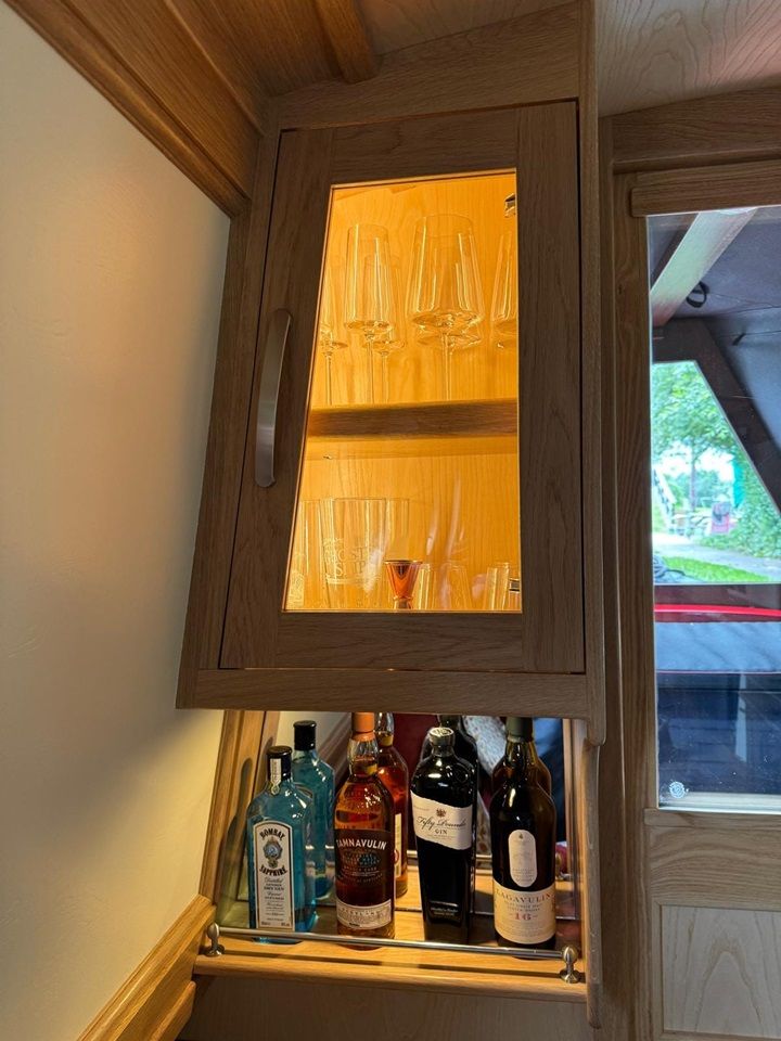 Celia May drinks cabinet