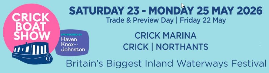 Visit Braidbar Boats at Crick Boat Show 2026